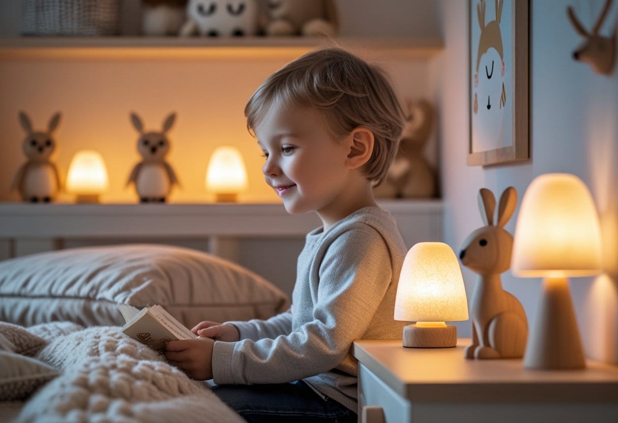 Sådan skaber du en hyggelig atmosfære på børneværelset med natlamper og dyr i træ